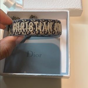 CD friendship bracelet In blue